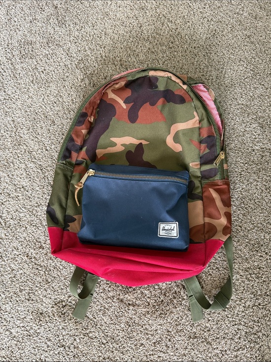 Herschel Supply Company Other - Herschel Supply Company Camo, Red & Navy Men's Backpack